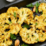 Cauliflower with Sprouted Pumpkin Seeds, Brown Butter and Lime
